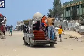 以军要求加沙中部部分地区民众向南撤离图片