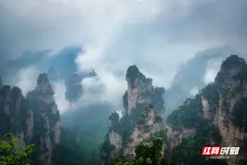 张家界：袁家界派出所：枫“警”这边独好图片