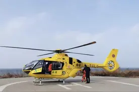 一天连救两人！青岛120航空救援再显神威图片