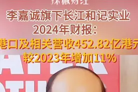 李嘉诚旗下长江和记实业2024年财报：港口及相关营收公布！图片