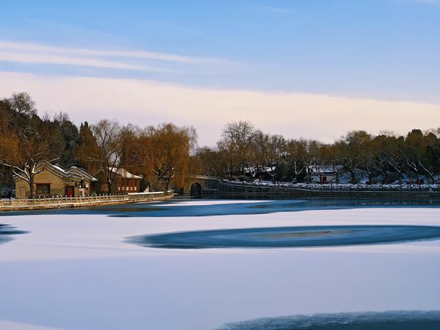 银装素裹美如画，这是初雪为北海公园写下的限定情诗