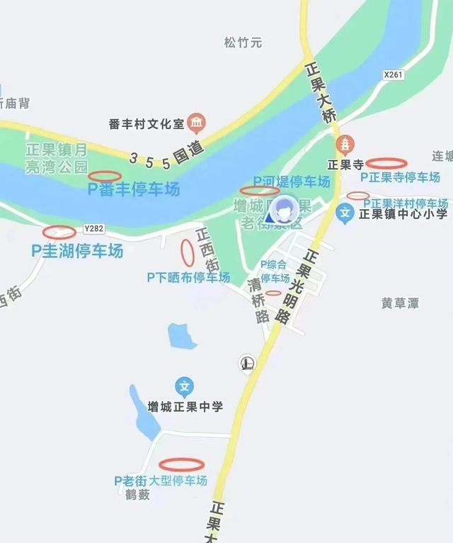 正果老街景区假期交通指引来了！附停车场位置→