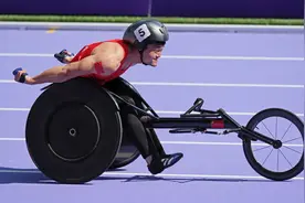 巴黎残奥会 | 中国队在田径4X100米混合接力预赛中打破世界纪录图片