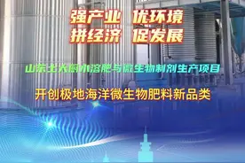 强产业 优环境 拼经济 促发展丨山东土大厨水溶肥与微生物制剂生产项目开创极地海洋微生物肥料新品类图片