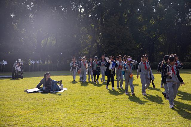 申城秋日暖阳上线，公园街头处处好风景