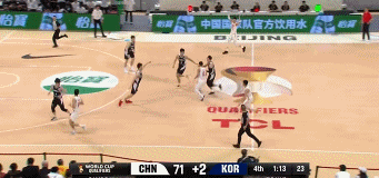 开门黑！疯狂追分无果，中国男篮惜败韩国队