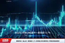 港股异动丨金山云一度涨超13.7% 机构指公有云服务收入可望实现高速增长视频封面