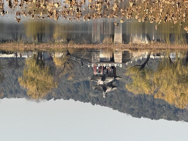 小雪宜出游，颐和园里游人赏初冬美景