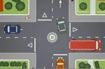 无信号灯的十字路口该怎么通行？究竟谁该让谁？牢记这几点！图片