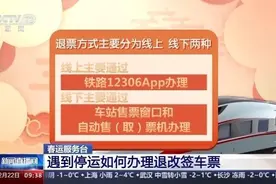 列车停运或晚点车票如何退改签？指南来了图片