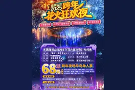 东莞一跨年烟花秀延迟燃放被投诉，景区称因有游客误入管控区图片