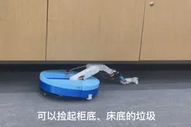 捡垃圾、做家务、还能逗猫……“视觉+机械臂”一出手，扫地机器人变厉害了图片