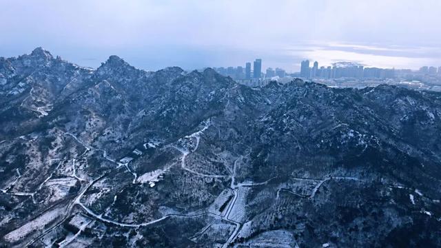 收藏！市北初雪限定美景，看完想立刻出门