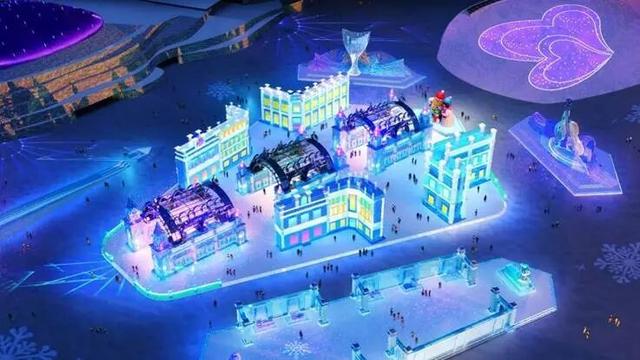 哈尔滨冰雪大世界众多冰雕效果图正式官宣