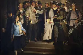 油画家李前专访：中国美术奖金奖油画《工人是“天”》诞生记图片