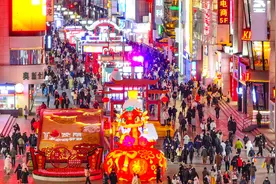 沈阳大街小巷张灯结彩 夜景璀璨图片