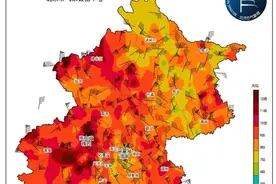 北京13个区出现10级以上阵风！倒了400多棵树，还有车辆被砸，厂房屋顶被吹翻图片