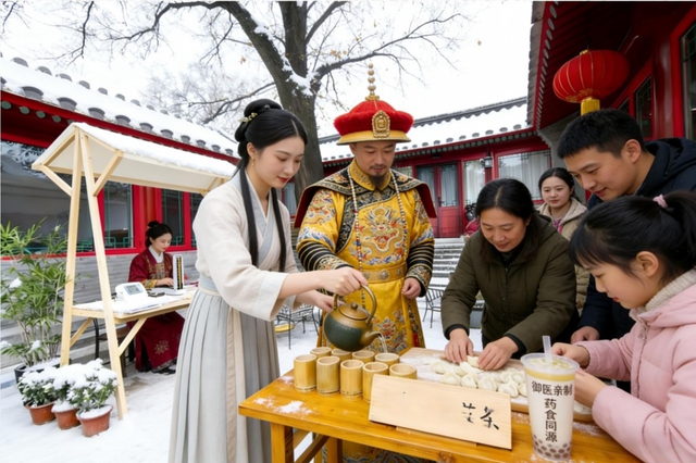 冬蕴万象 | 琉璃渠皇家御巡盛典来袭，沉浸式解锁古礼祈福新体验