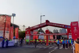 有文化、必安阳！“甲骨文杯”2024马拉松赛正式开跑图片