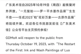 广东美术馆明起恢复对外开放图片