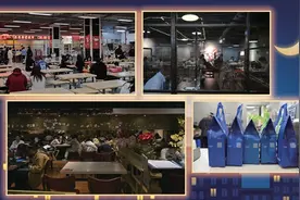 24小时不打烊的饮品店，深夜坐着年轻人图片