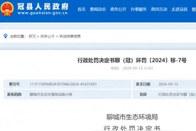 出具虚假排放检测报告，山东冠县正祥机动车检测有限公司被罚10万图片