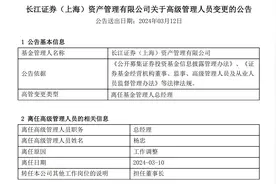 长江资管总经理杨忠升任董事长图片