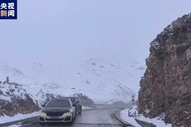 受道路结冰影响 G248线尼巴至扎尕那路段紧急封闭图片