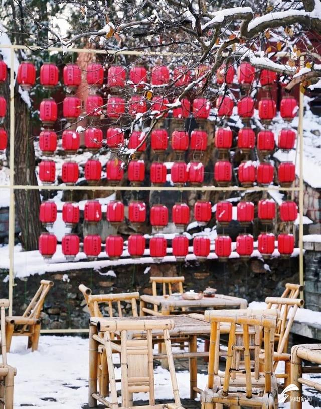 组图丨雪落泰山普照寺 古院美成冬日壁纸