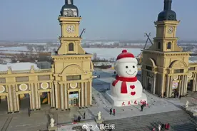 期待！哈尔滨网红大雪人已亮相图片