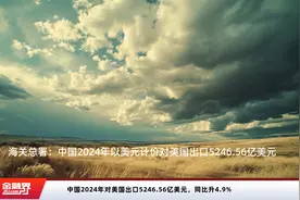中国2024年对美国出口5246.56亿美元，同比升4.9%视频封面