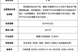 61GWh，宁德时代逆市扩产！子公司四川时代扩建项目节能报告获批图片