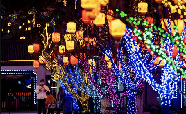 延庆双灯会｜冰雕不眠，龙庆峡被光唤醒！