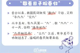 涨知识！中国古人是如何“数九”的图片
