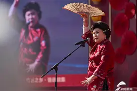 81岁高龄的刘兰芳献艺胡集书会图片