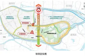 广州城市新中轴向南延伸‌，海珠片区三滘、东风启动区规划通过图片