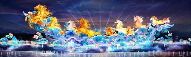 多巴胺灯海点亮越秀！来广州过个最炫彩的新年