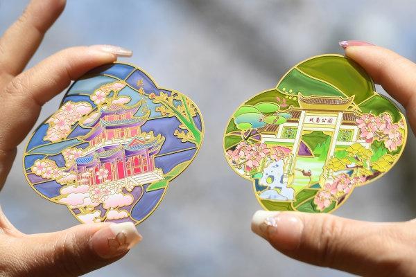 开了！开了！武汉首座江南园林的公园，樱花开爆了!绝美超出片