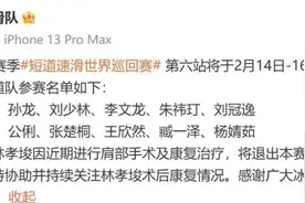 中国短道速滑队：林孝埈进行肩部手术，将退出本赛季后续比赛图片