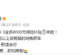 特斯拉Model 3新春大礼包来袭： 限时保险补贴8000元+5年0息政策！欧洲销量却全面下滑图片