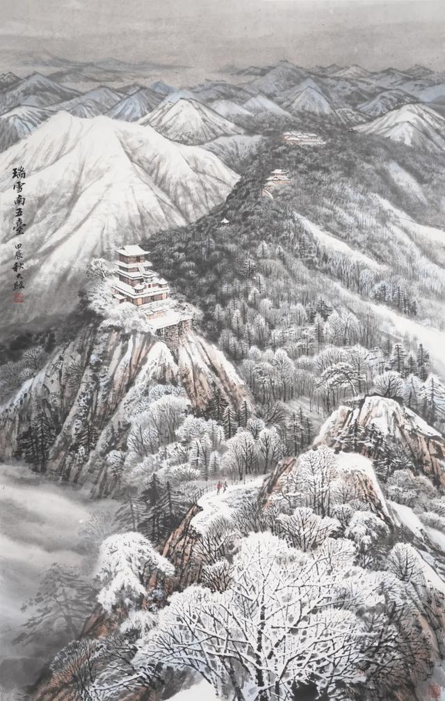 下雪了！雪落终南绝美！