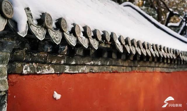 组图丨雪落泰山普照寺 古院美成冬日壁纸