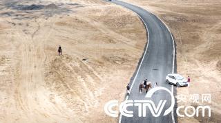 南昌滩涂现“沙漠”景观 市民骑马驰骋享乐