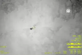 土耳其无人机探测到“热源”，疑为伊朗事故直升机残骸图片