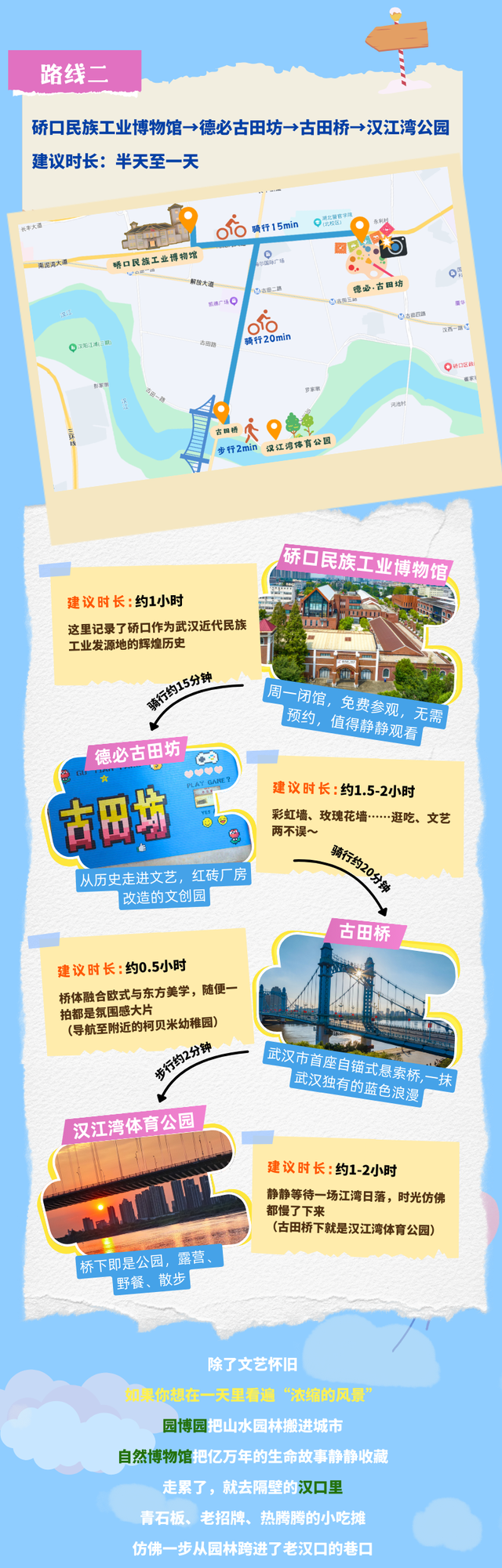 硚口City walk藏不住了→这四条线我刷了N遍！