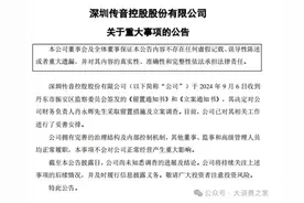 高管被留置、专利纠纷未解、非洲市场增长放缓！传音控股进入多事之秋图片
