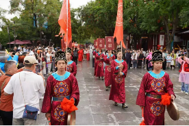 华清宫中华七夕情人节  千名海内外游客共同见证盛唐婚典