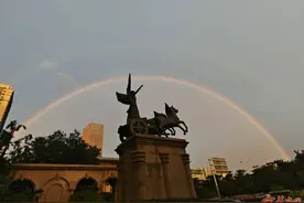 太美了 西安南三环雨后双彩虹惊艳亮相图片