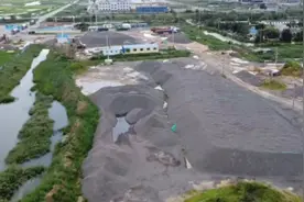 东营市河口区一企业砂石料多次露天堆放未处罚 工作人员称仅存放无需办理环评图片