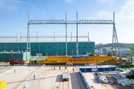 “宁电入湘”工程湖南段进入电气安装高峰期图片